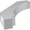 Ekena Millwork 5 1/2-in. W x 26-in. D x 30-in. H Imperial Architectural Grade PVC Knee Brace BRCP055X26X30IMP - alternate 4